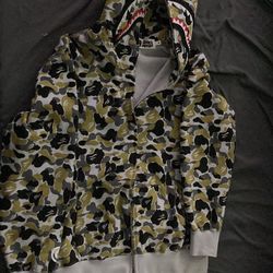 Bape Camo Zip Up
