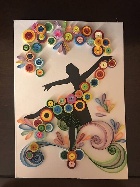 Ballerina wall decor custom made on order