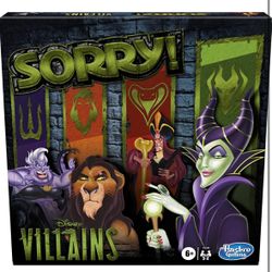 New: Disney Villains Sorry Board Game