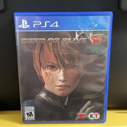 Dead Or Alive 6 for Sony PlayStation 4 PS4 video game console system DOA Six fighting