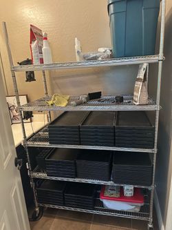 Microgreen Growing System / Rack Setup w Lights, Fans & Trays