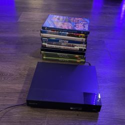 Sony - Wi-Fi Built-In Blu-ray & Smart DVD Player (Inclues Netflix, Hulu, etc.)