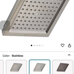 Universal Showering Components Showerhead, Stainless 