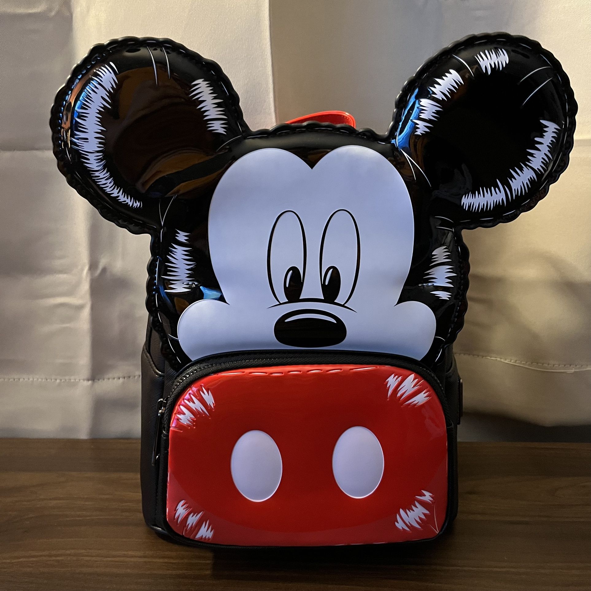 Loungefly Disney Mickey Mouse Balloon Padded Backpack