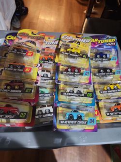 Car tuned $5 each,  hot wheels