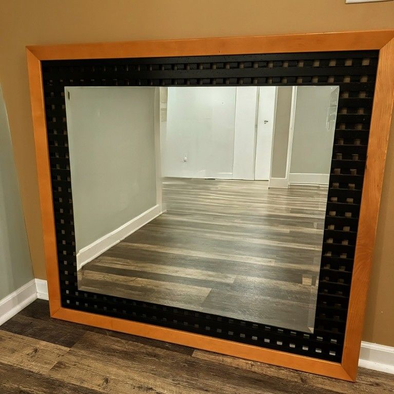 Wood Wall Mirror