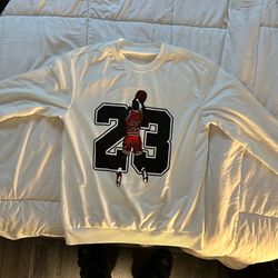 Michael Jordan Medium size White Shirt