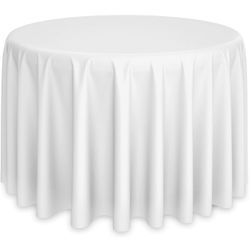 Premium Wedding Tablecloths – Round & Rectangular