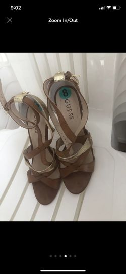 New guess heel shoes size 8