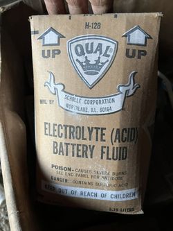 20 - Electrolyte Acid Battery Fluid 