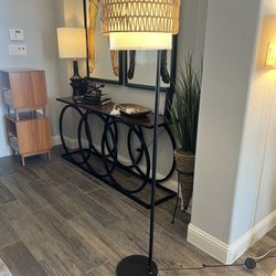 Brand New Rattan Floor Lamp 