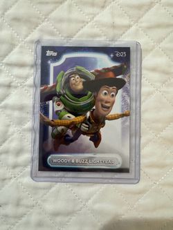 D23 2026 Exclusive Topps Buzz Lightyear and Woody Promo Card