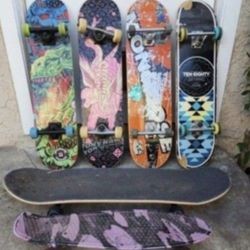 (10) Skateboards $25 Each