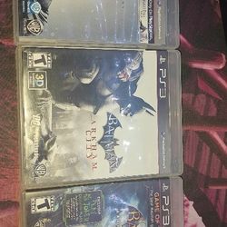 Batman Arkham City, Arkham Origins, Arkham Asylum  (PS3) CIB