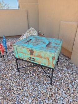 Rustic Southwest Style Side Table.