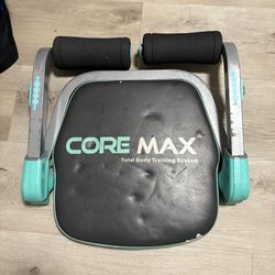 Core max work out equipment