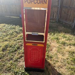 Vintage Style Popcorn Machine – Retro Red