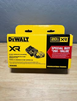 DEWALT BATTERY AND CHARGER