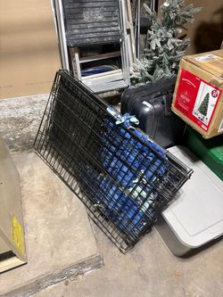 Large Wire Dog Crate with Tray