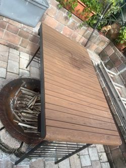 Outdoor table teak