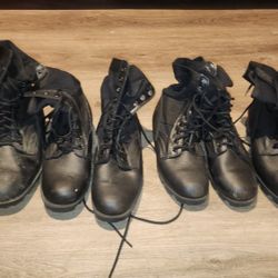 Black Military Combat Boots