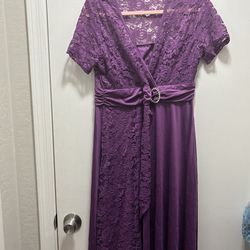 Purple dress