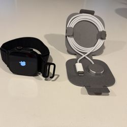 Iwatch Ultra 3 With Black Trail Loop Band And Charger