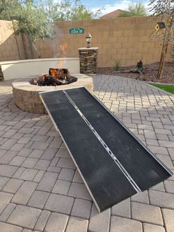* 6 foot multi folding aluminum wheelchair ramp Over $300 new!