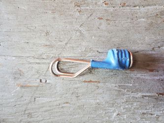 Superclip for rock climbing with pole