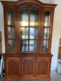 Display Cabinet- Solid Cherry Wood