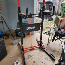 Foldable exercise set up