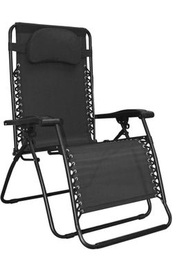 Oversized Zero Gravity Chair Black