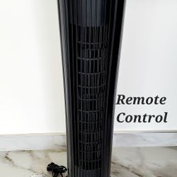 Tower Fan 40" Speed Settings And Rotates - Has Remote