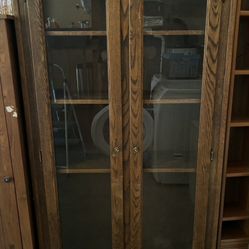 Antique Oak Cabinet 