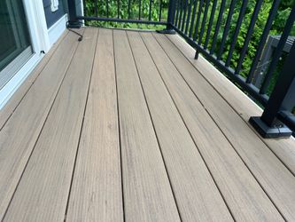 Timber tech pecan composite boards