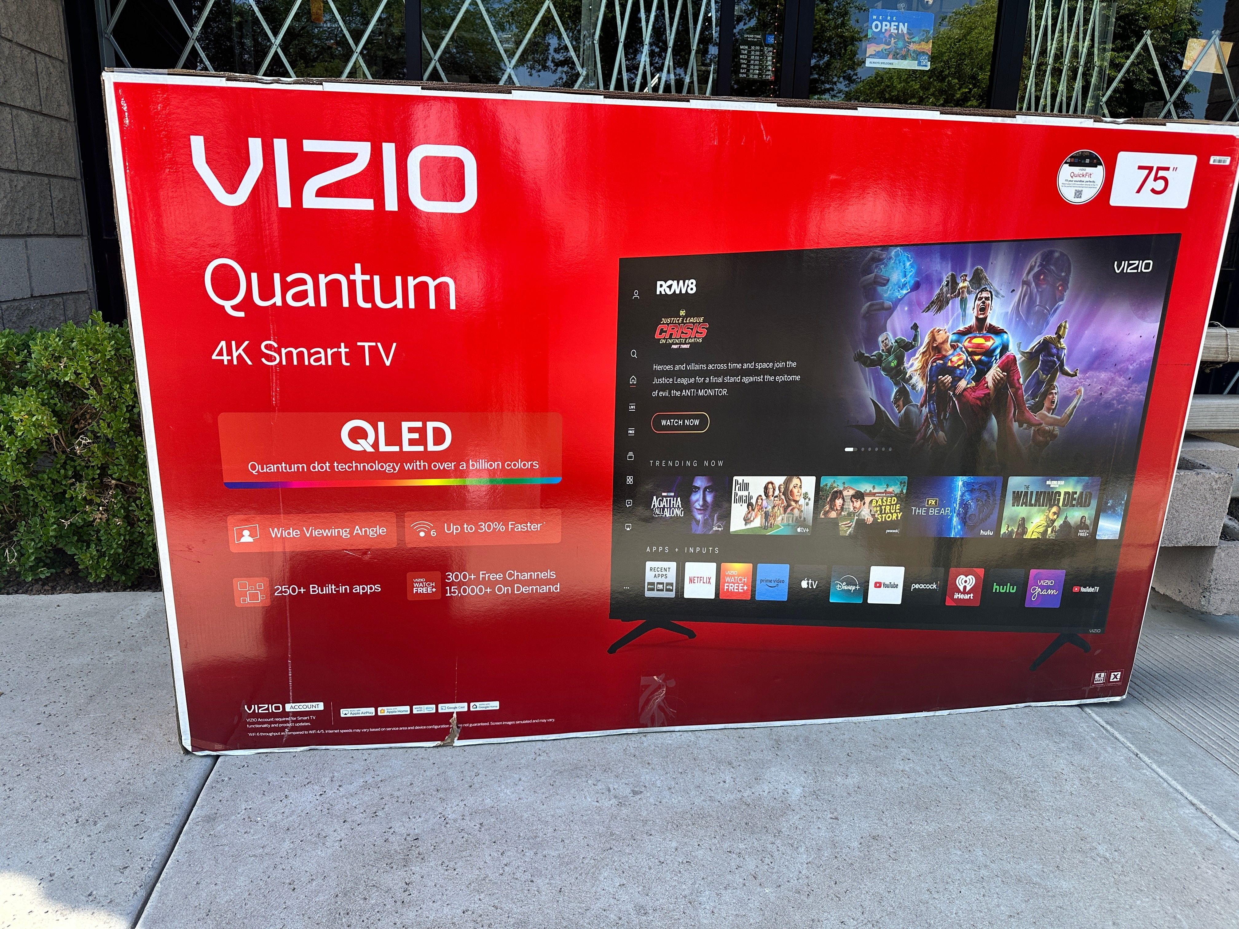 HUGE TV SHIPMENT IN!!! 75" Vizio 4K QLED HDR Smart VQD75M-0804
