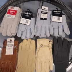 Eight Pair Brand New Work Gloves