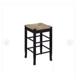 25” Black Bar Stool