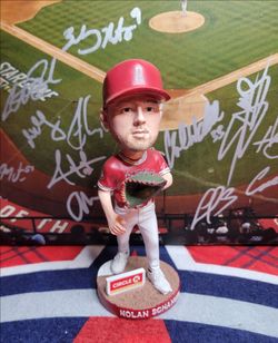 Nolan Schanuel Open Box Bobbleheads Mint condition