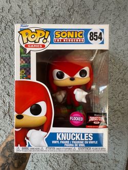 Knuckles Funko Pop 854 Flocked Target Con 2022