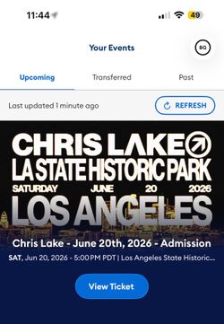 Chris Lake tickets for tonight !