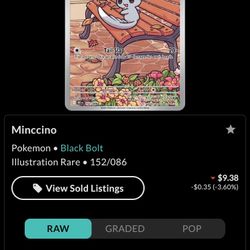 Pokemon Tcg Minccino Holo