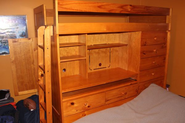 Computer Loft Bed With Storage And Trundle For Sale In Fairfax Ia