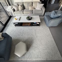 Area Rug - Ivory/Grey/blue 8'3' x 11'6"