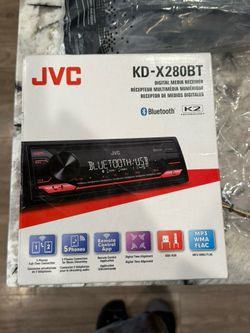JVC KD-X280BT Bluetooth Car Stereo + Crutchfield ReadyHarness (NEW)