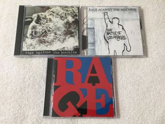 RAGE AGAINST THE MACHINE CD LOT