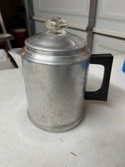 Vintage Aluminum Stovetop Coffee Percolator $5