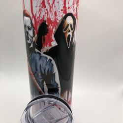Horror Scary Myers Tumbler Stainless Steel New In Box 