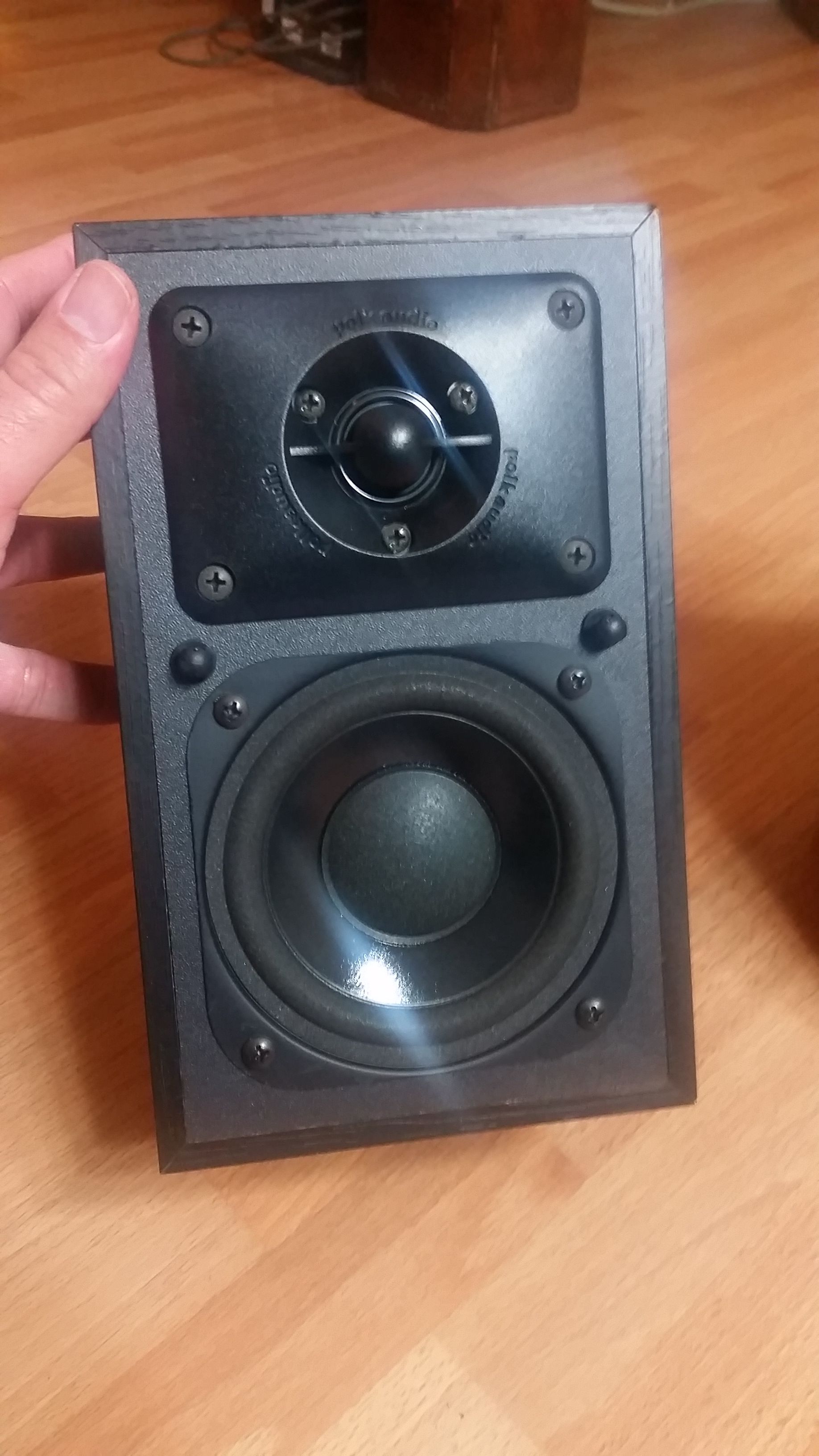 Polk Audio and Klipsch speakers