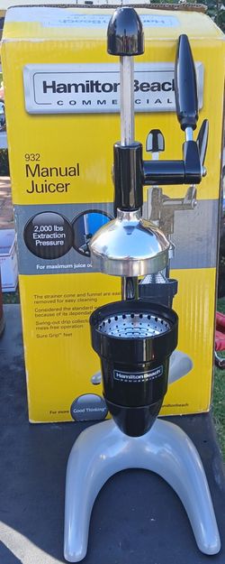 Hamilton Beach Commercial Manual Juicer 932